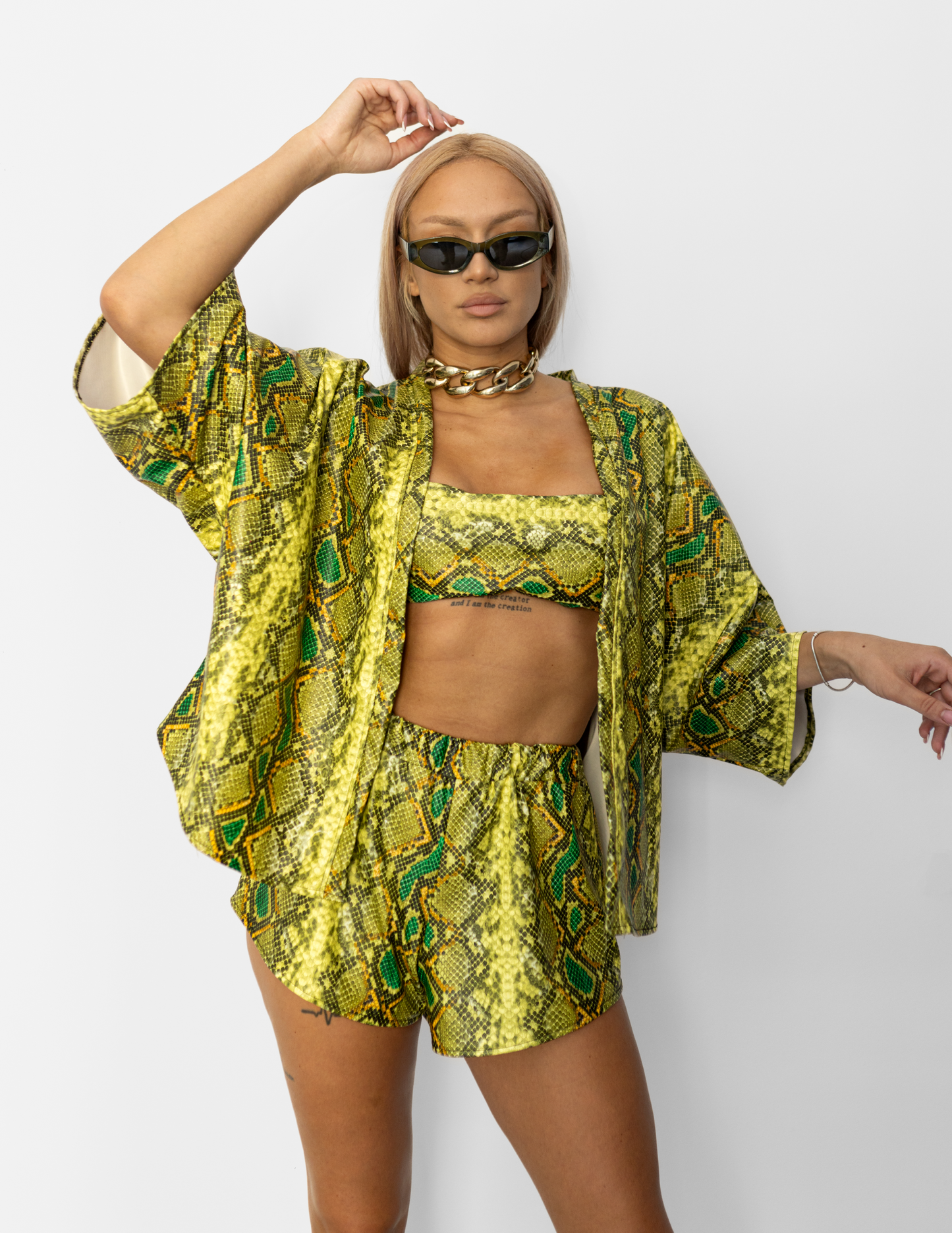 Green Snake Co-ord Set