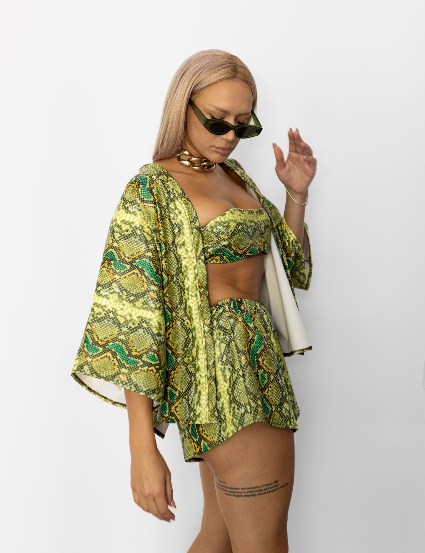 Green Snake Co-ord Set